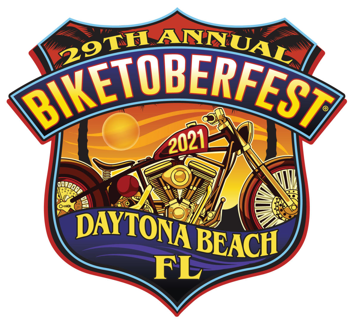 Biketoberfest® Official Pin Daytona Beach, FL