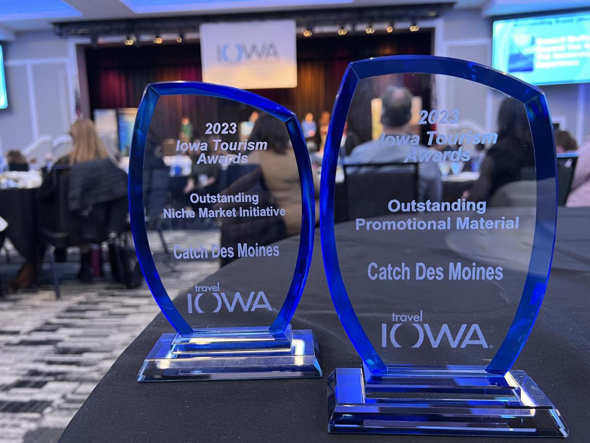 Catch Des Moines Honored with Two Iowa Tourism Awards