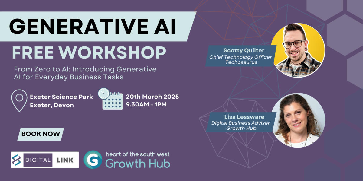Generative AI Free Workshop (Exeter)