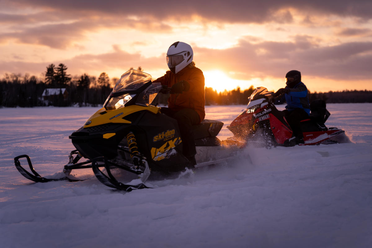 Ely MN Snowmobile Trails Minnesota Snowmobiling