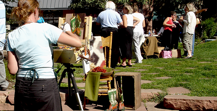 Plein Air Park Painting