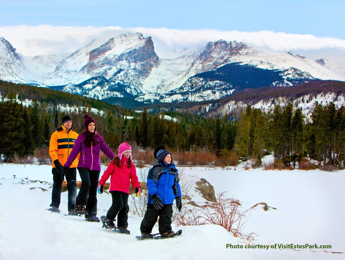 Snow Shoeing in Estes Park, Colorado