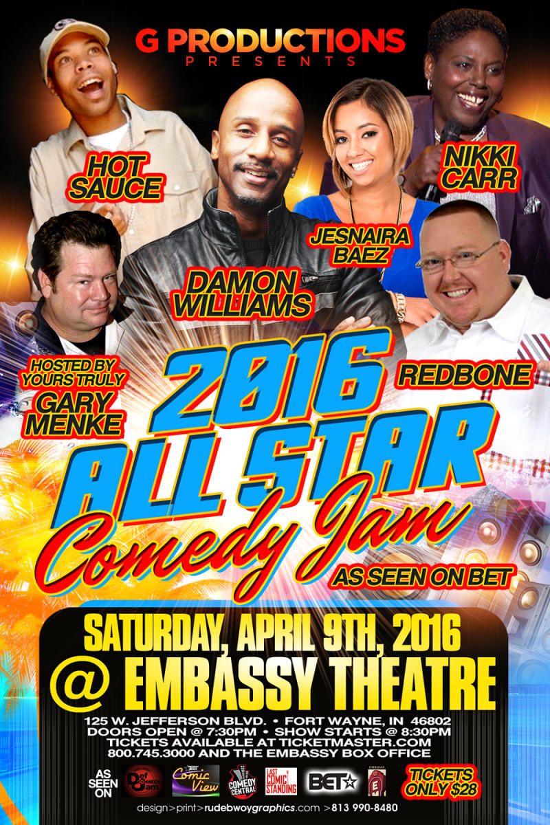 2016 AllStar Comedy Jam in Fort Wayne