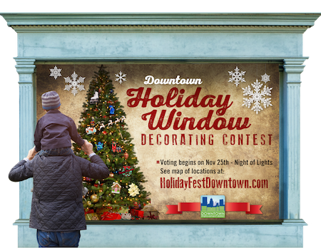 Downtown Holiday Window Displays