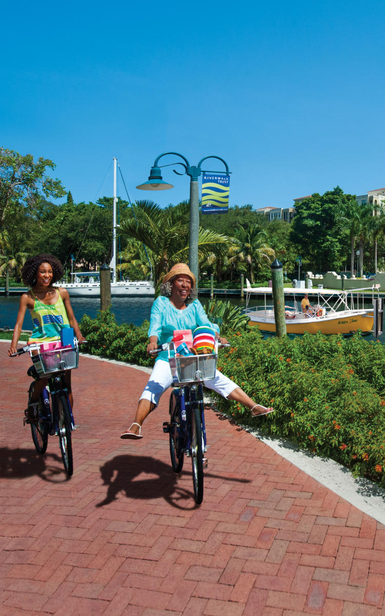 Cycling on the cheap beach