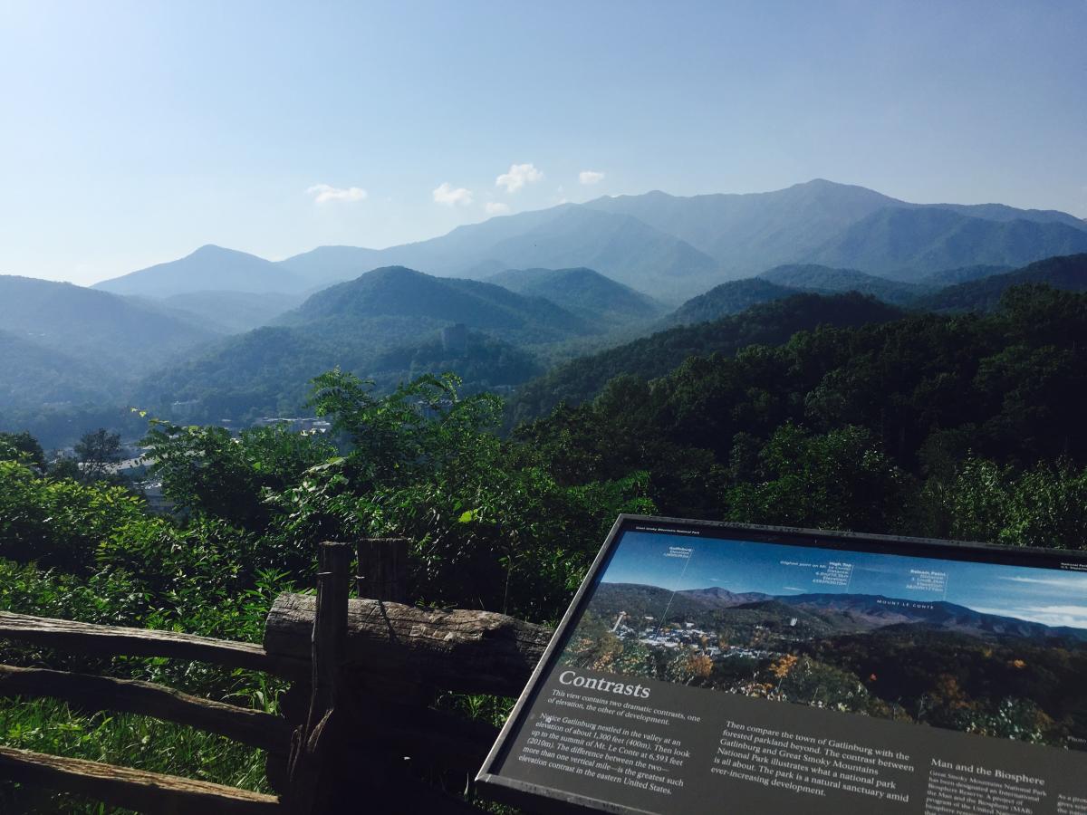 Great Smoky Mountains National Park In Gatlinburg Tennessee