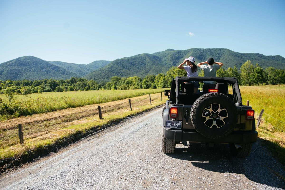 Jeeps in Gatlinburg