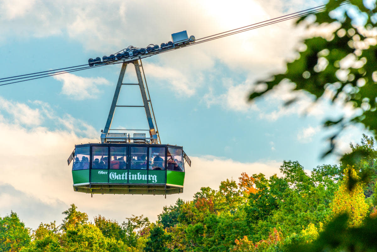 Ober Gatlinburg Aerial Tramway RIDE (4K POV) 