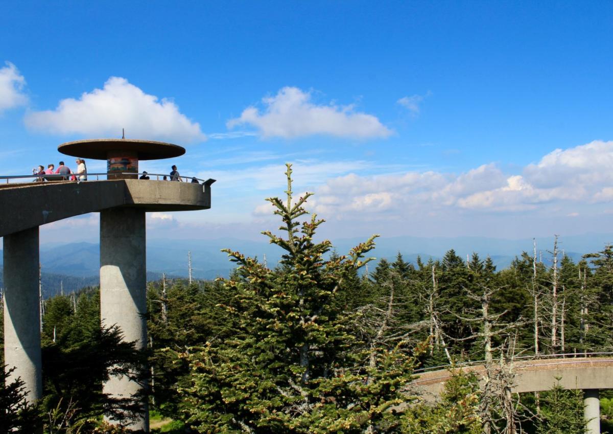 adventures in the smokies visiting clingmans dome