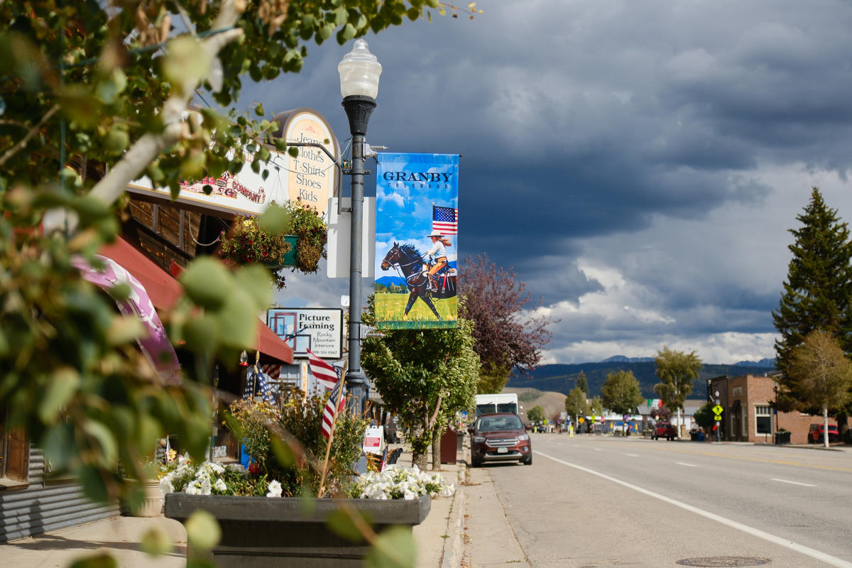 Main Street Banners: A Visual Tribute to Granby #39 s Ranching Rodeo Roots