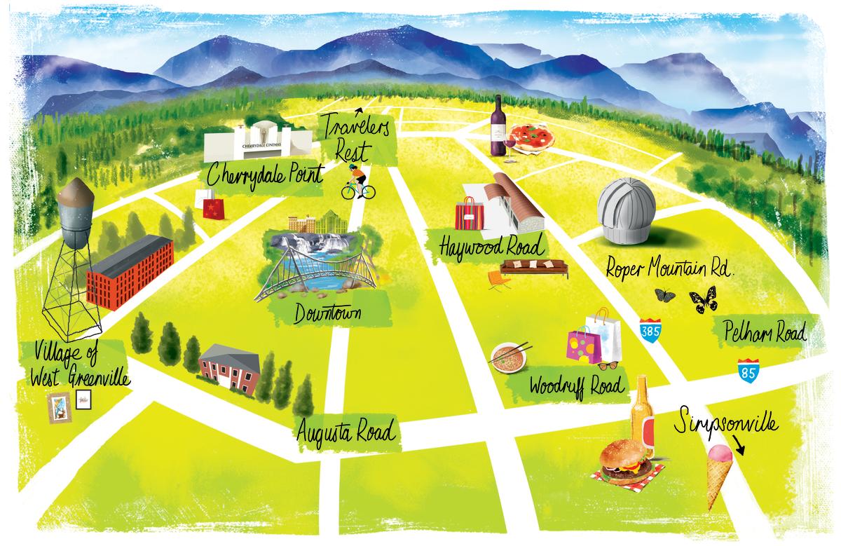 Areas of Greenville, SC VisitGreenvilleSC