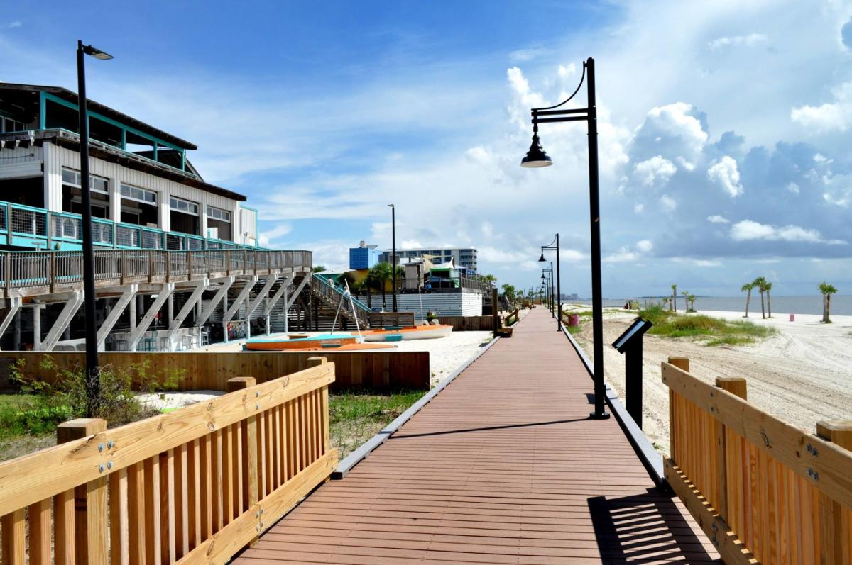 West Biloxi Beach Boardwalk Offers A Beautiful Stroll