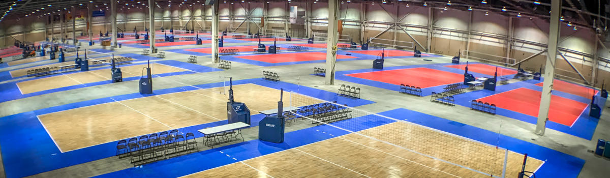 KRVA Volleyball at the Pennsylvania Farm Show Complex Expo Center