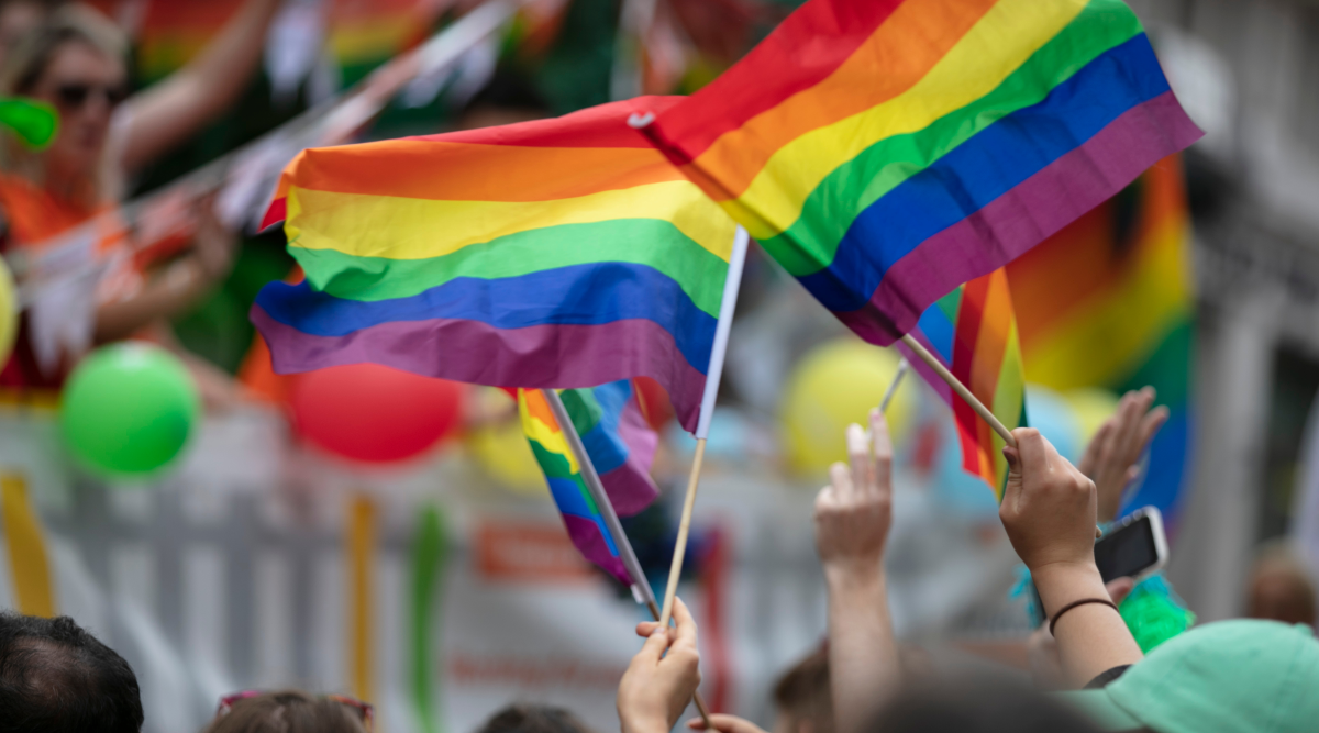 Water Bottle: Welcome Diversity Pride