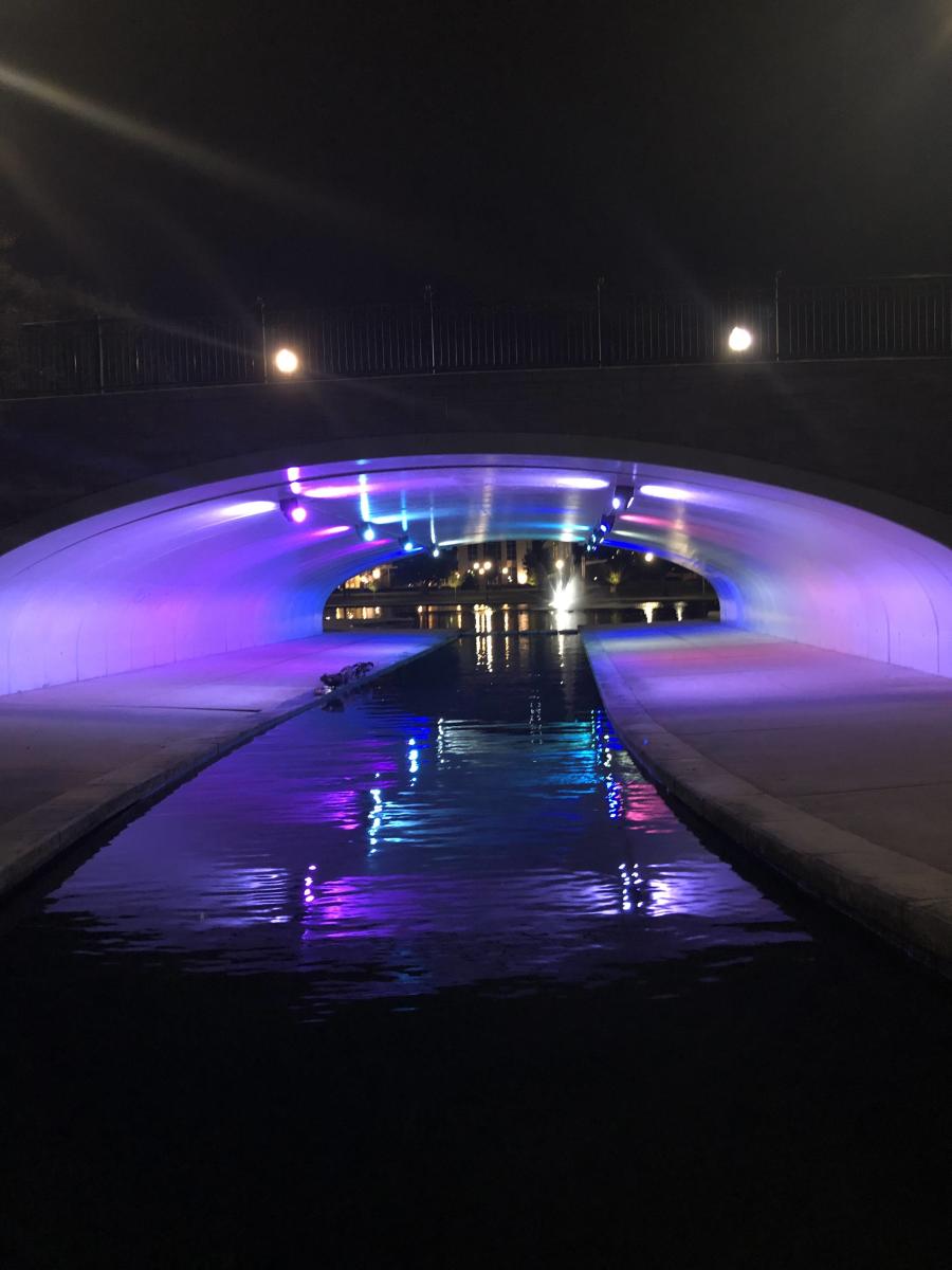 Huntsville's Night Light Trail Downtown Sightseeing
