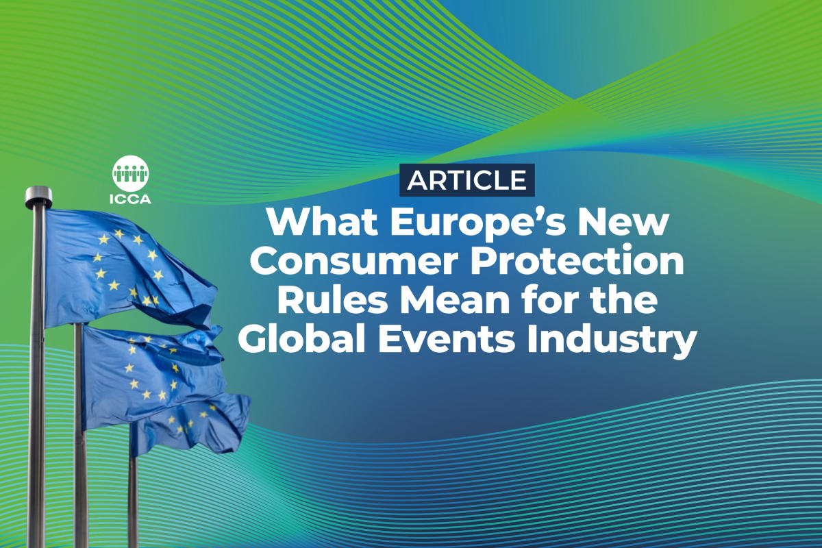 ICCA x EarthCheck: What Europe’s New Consumer Protection Rules Mean for the Global Events Industry