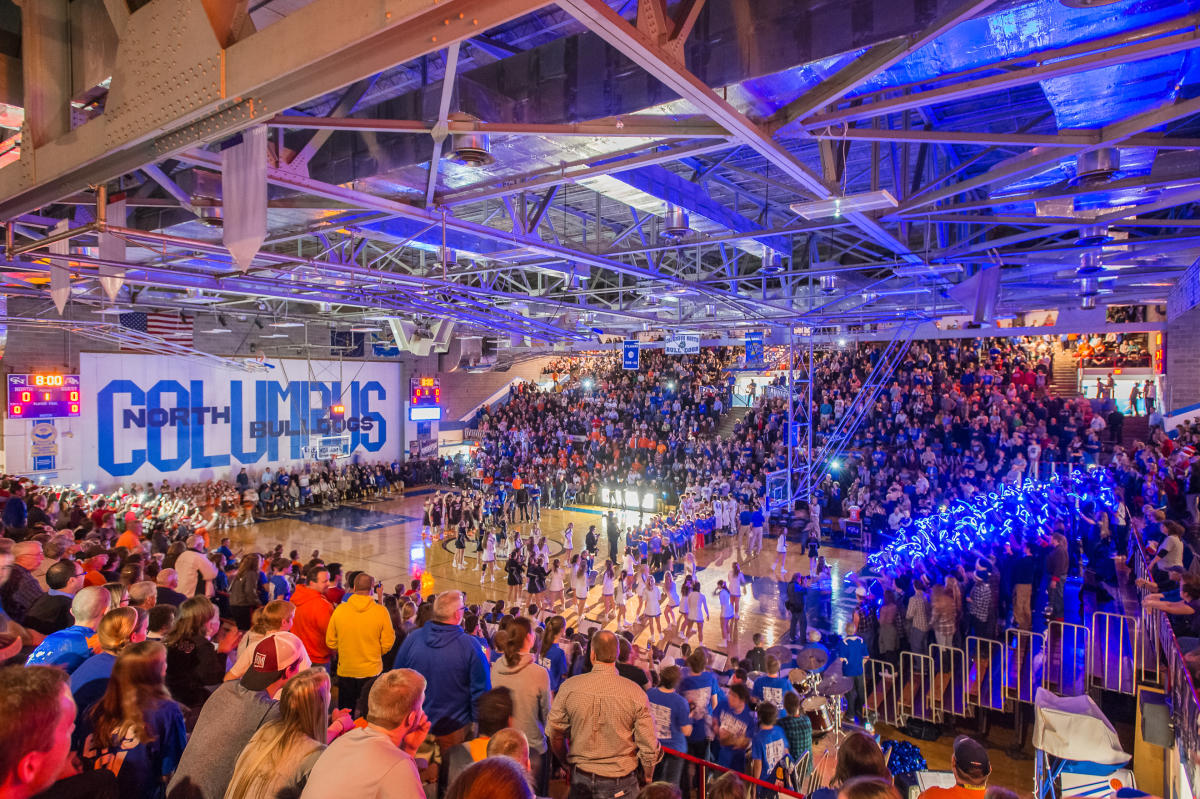 Columbus Memorial Gymnasium Columbus North High School Basketball