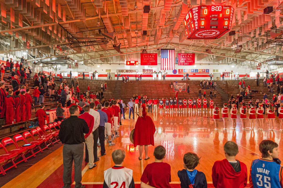 Connersville High School Spartan Bowl Basketball Locations IN Indiana