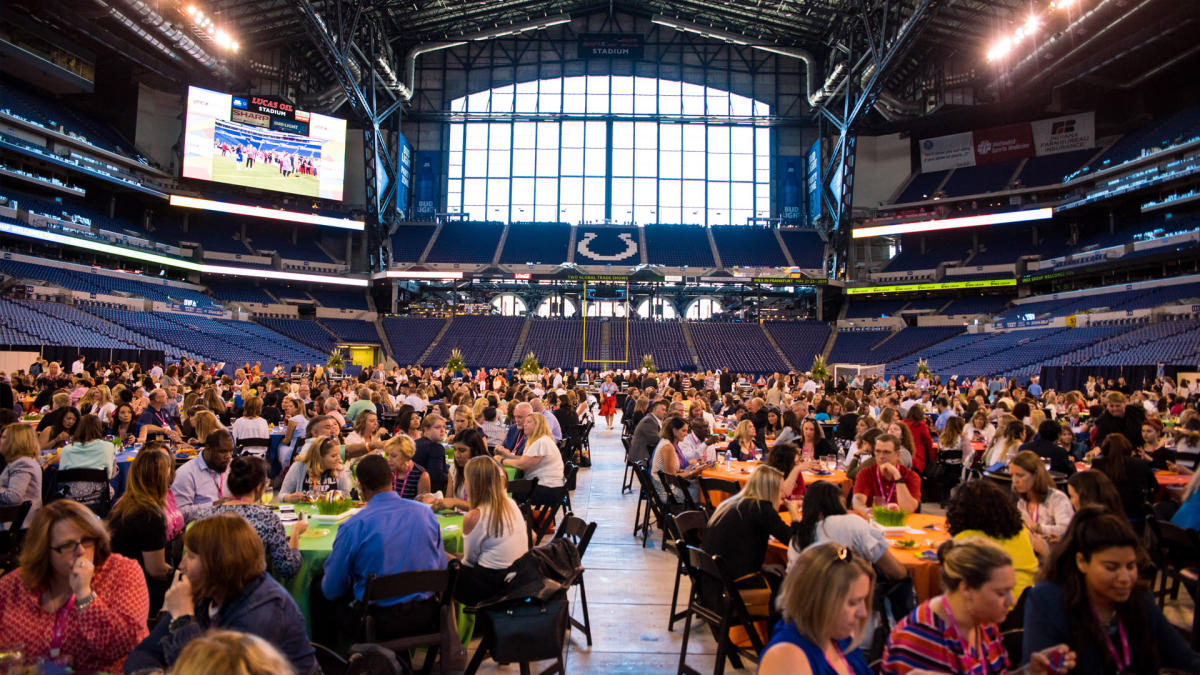 Field at Lucas Oil Stadium - Stadium in in Indianapolis, IN