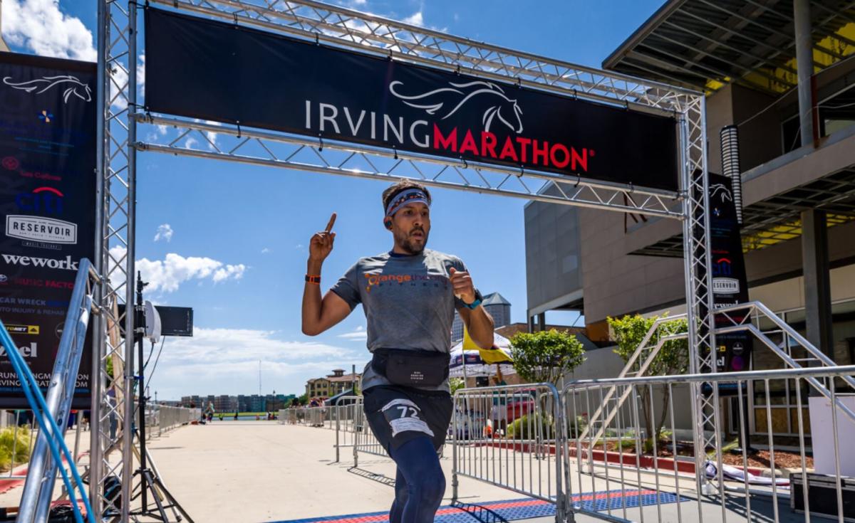 Irving Marathon Series Crossing The Finish Line