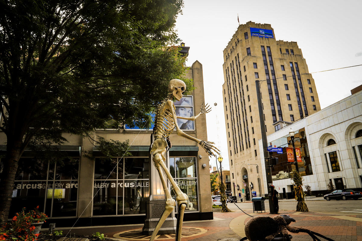 Go on a SkeleTour This Halloween Season in Kalamazoo, Michigan