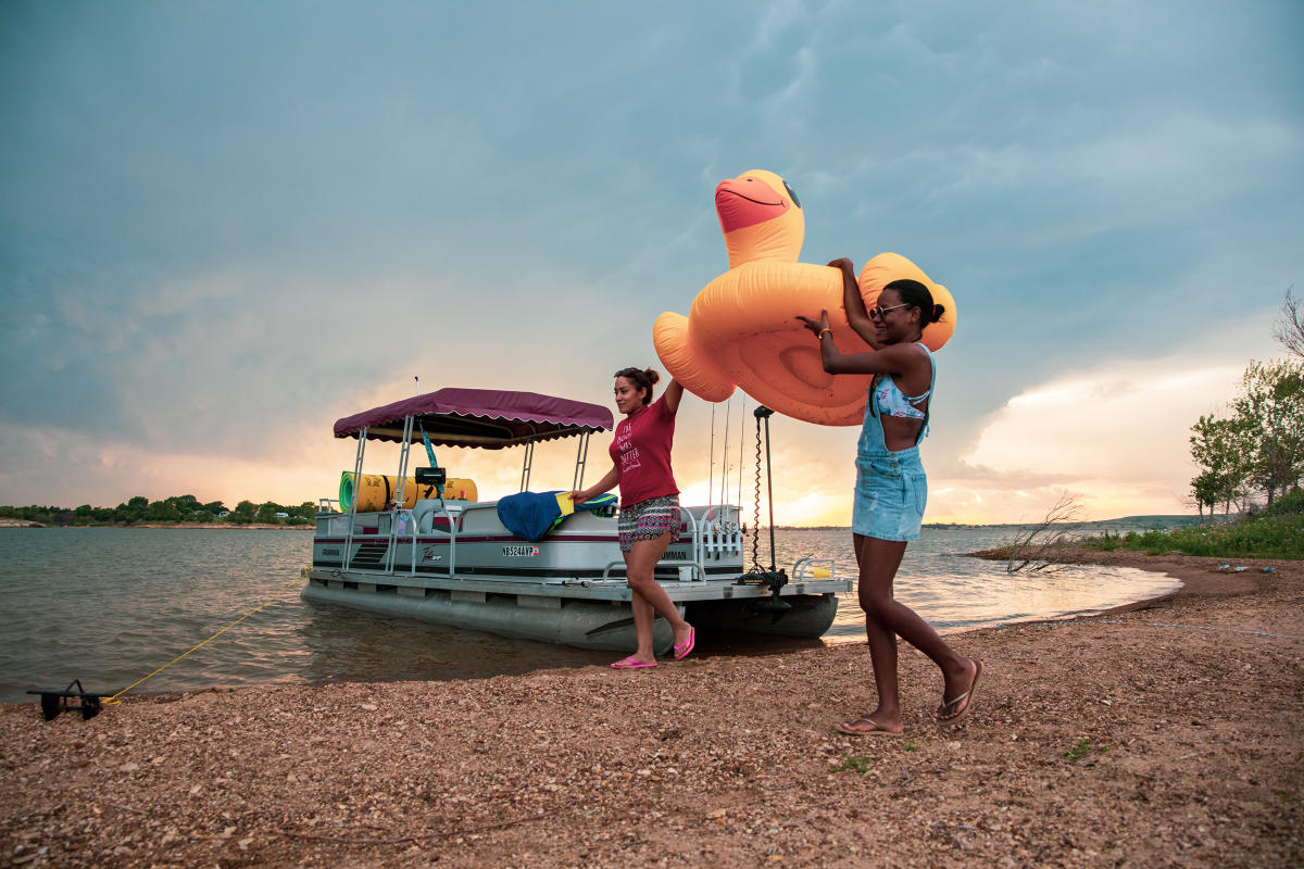 Kansas Beaches Swimming, sand castles, and family fun