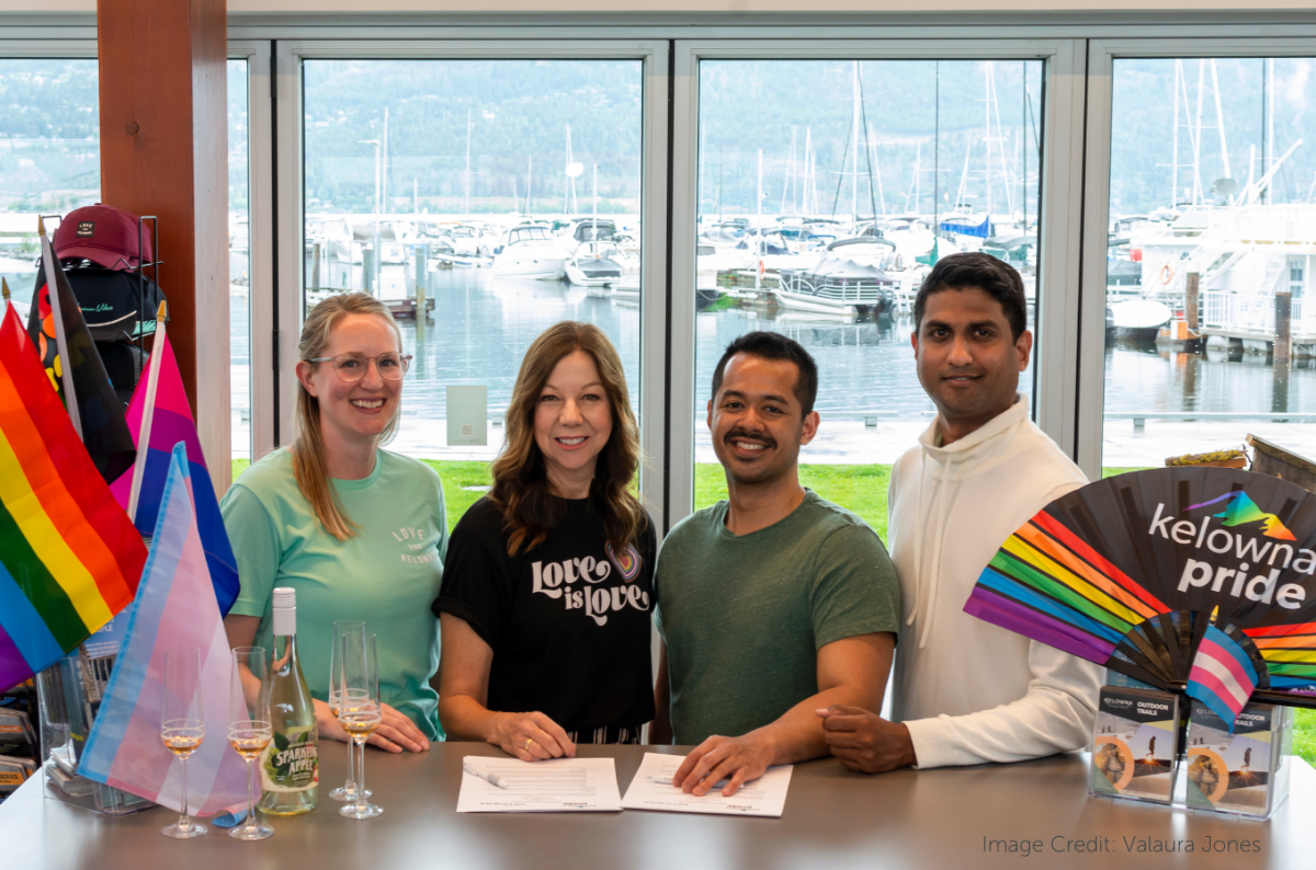 Kelowna Pride & Tourism Kelowna Working Together to Support the