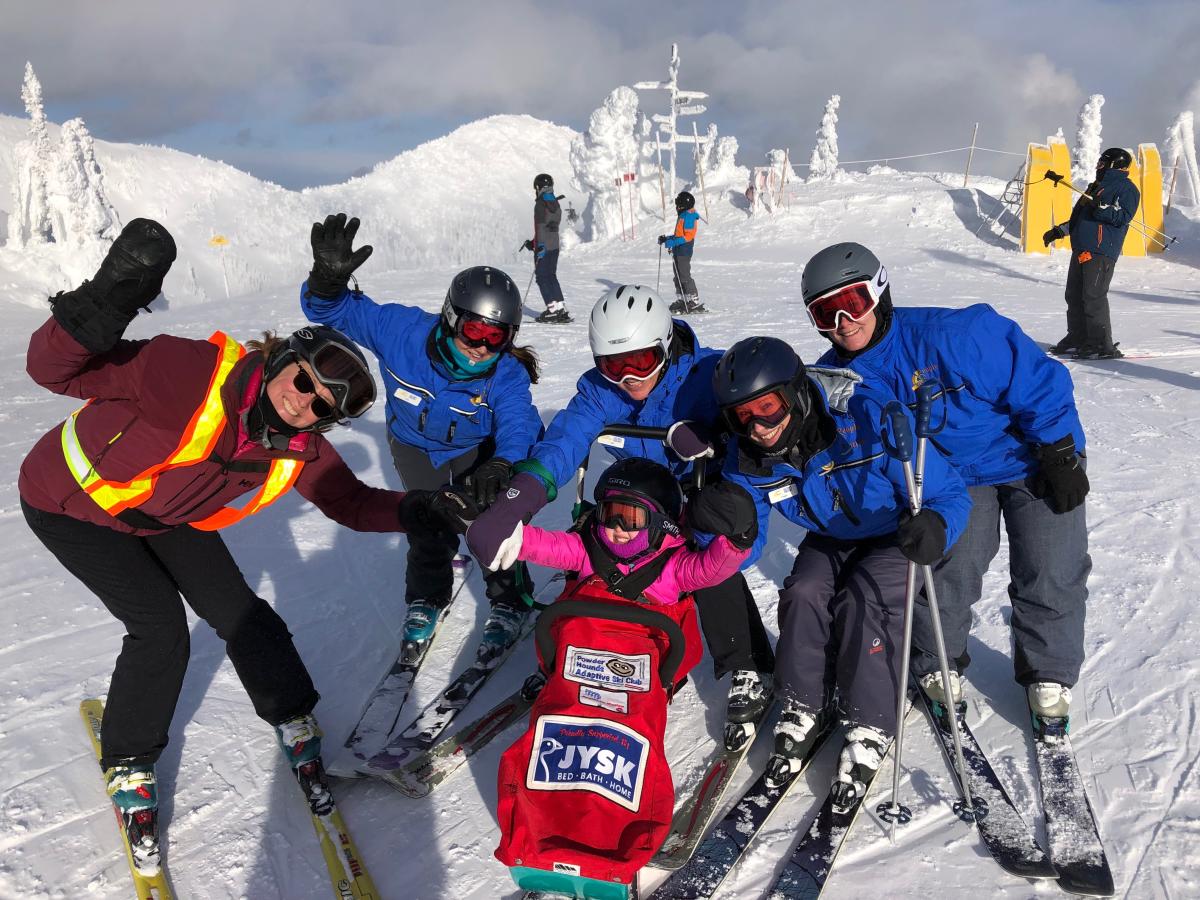 Adaptive Lessons at Big White Help Skiers and Snowboarders with