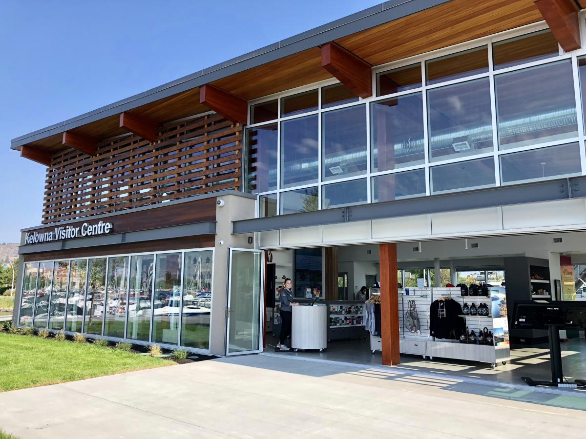 The new Kelowna Visitor Centre Celebrates a Successful First Summer