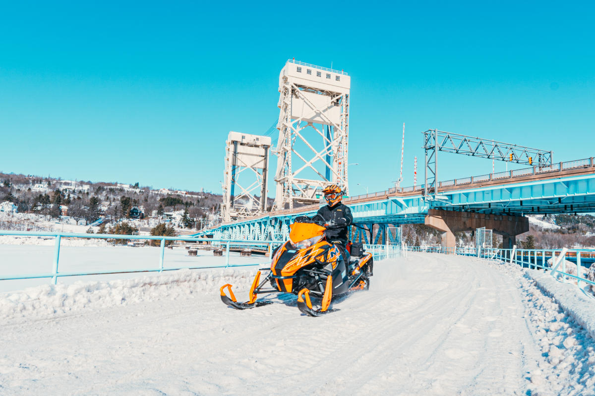 Keweenaw Michigan Snowmobile