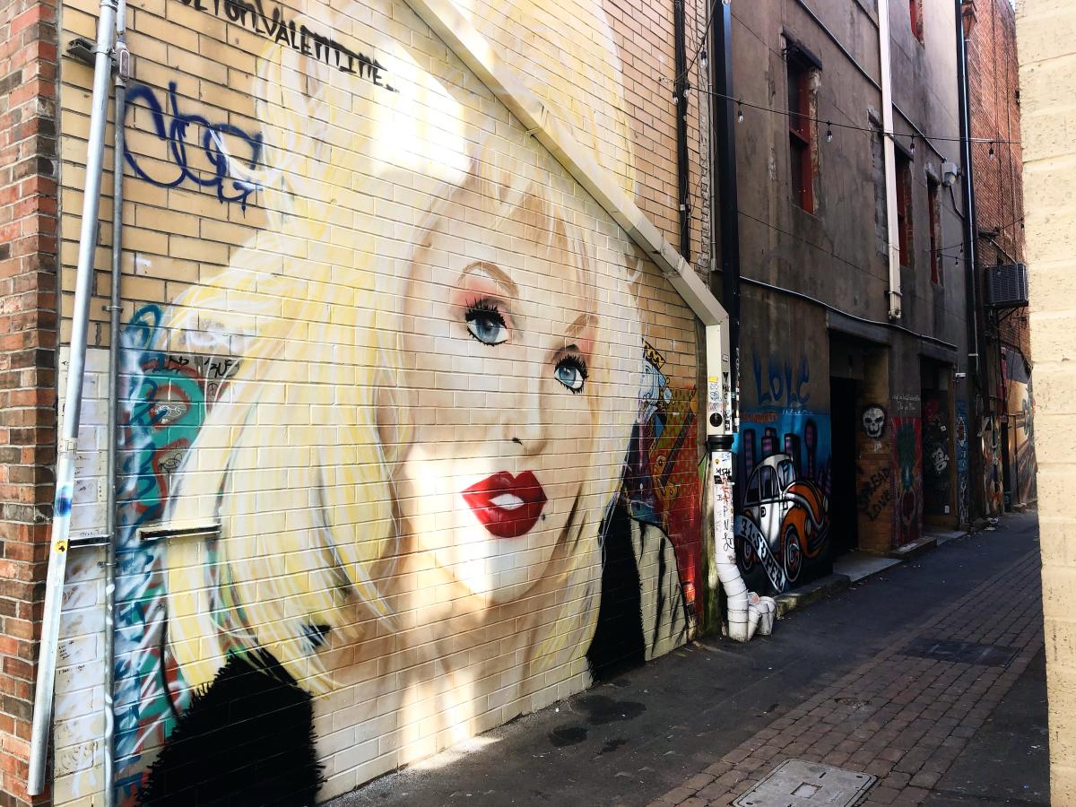 Visit Knoxville Dolly Parton Mural Facelift