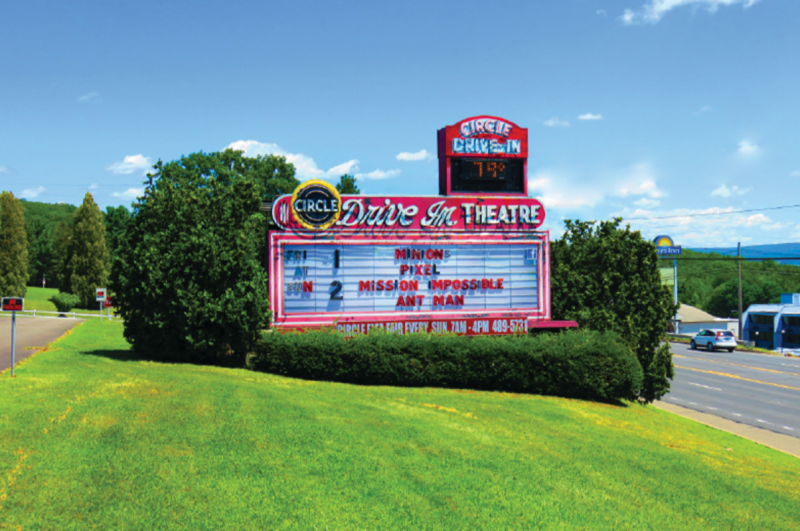 Circle DriveIn Movie Theatre Lackawanna County, PA
