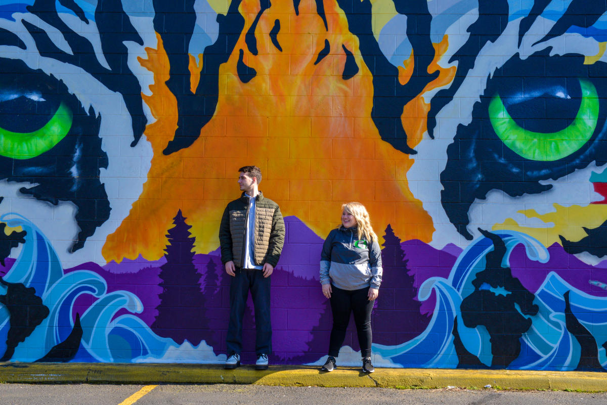 Street Art in the City Eugene Cascades Oregon Coast