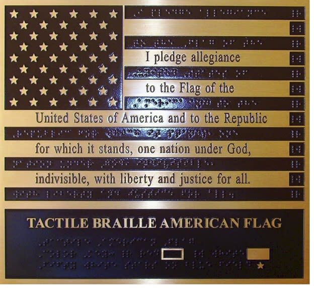 American Braille Flag to be donated at Flight 93 National Memorial