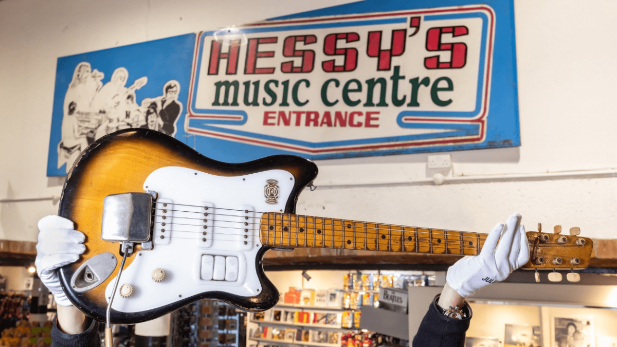 Julien's Auctions unveils George Harrison's 'Futurama' guitar at