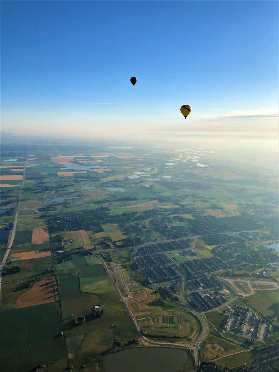 Hot Air Ballooning in Longmont Colorado