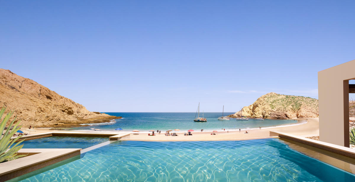 what beaches in cabo are swimmable