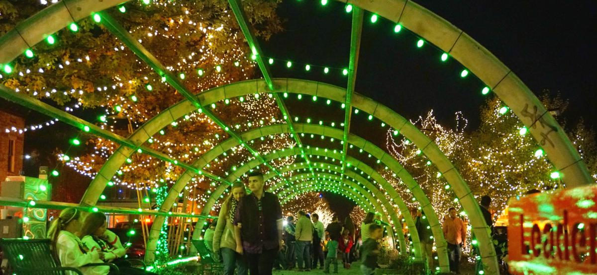 Christmas Light Show In Macon, Ga.