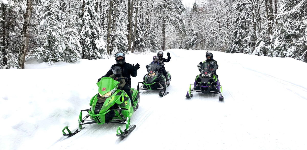 Snowmobiling Manitowish Waters