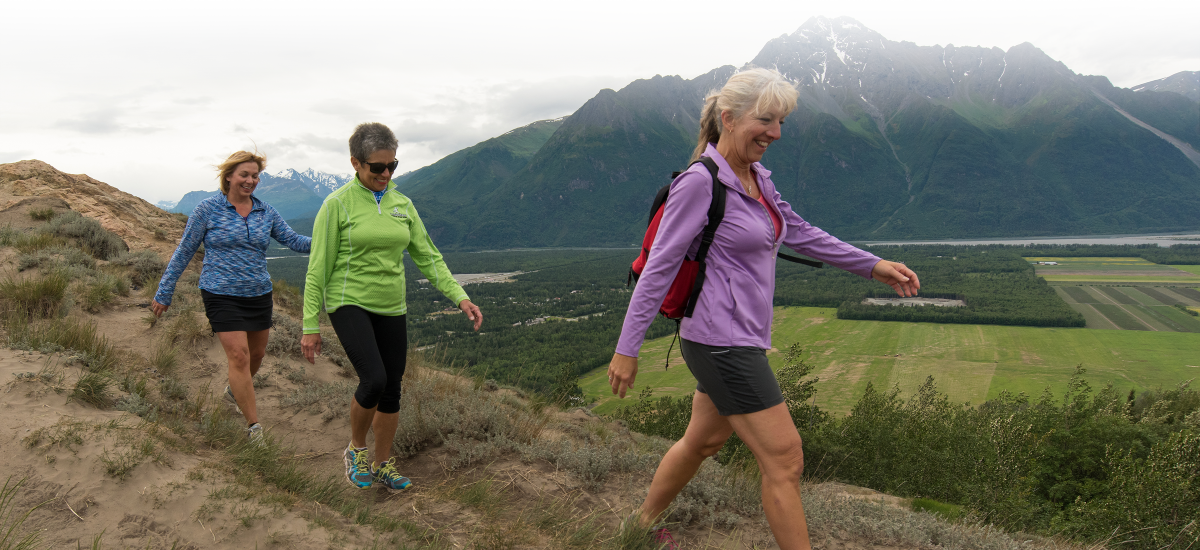 MatSu Valley Bodenburg Butte Trail in Palmer, Alaska
