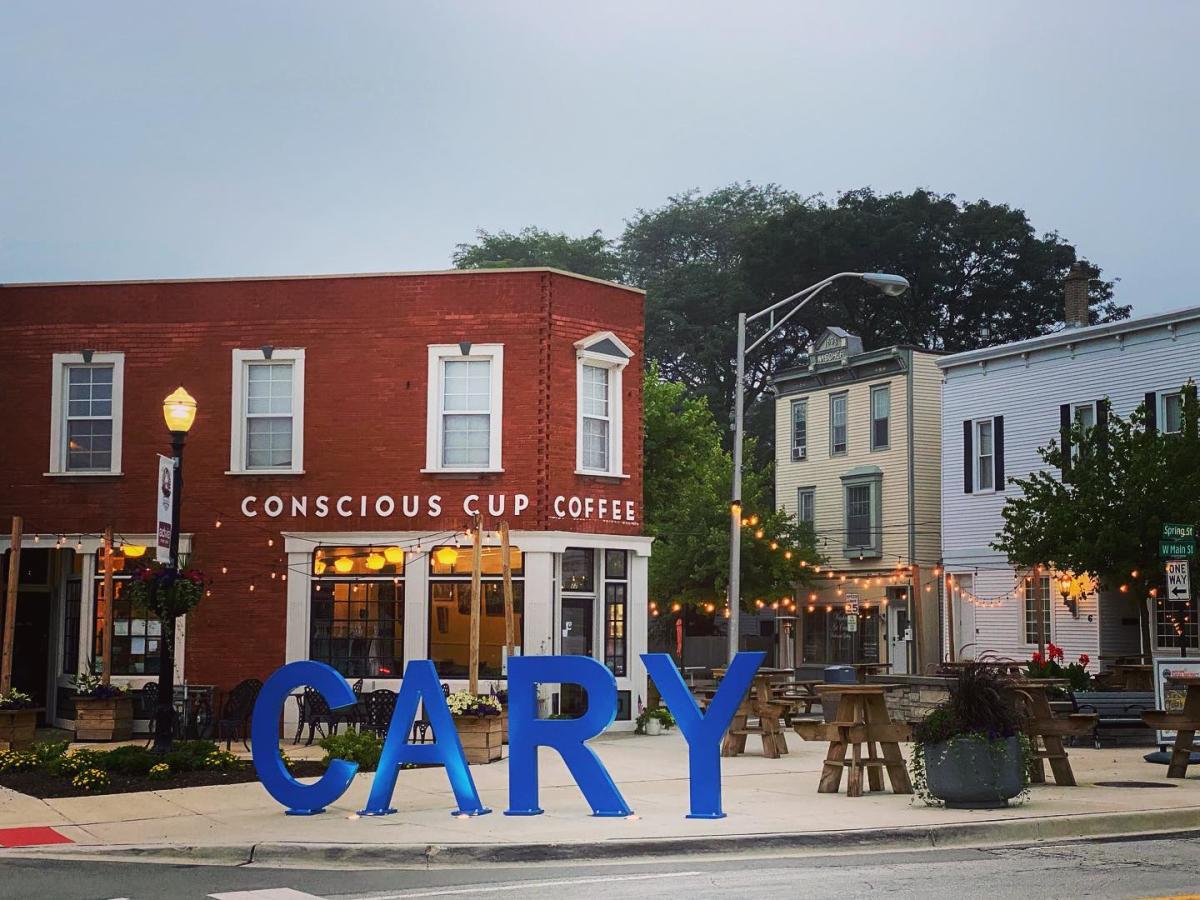 Downtown Cary, IL Culinary Delights and Metra Convenience