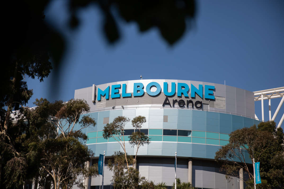 Basketball Throwdown Slam Dunk For Melbourne Arena