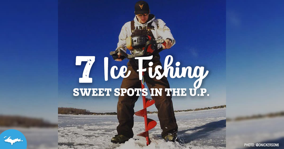 Ice Fishing in the Upper Peninsula of Michigan