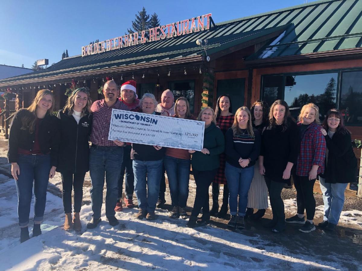 Vilas and Oneida Counties Partner to Launch New Snowmobiling Travel Site