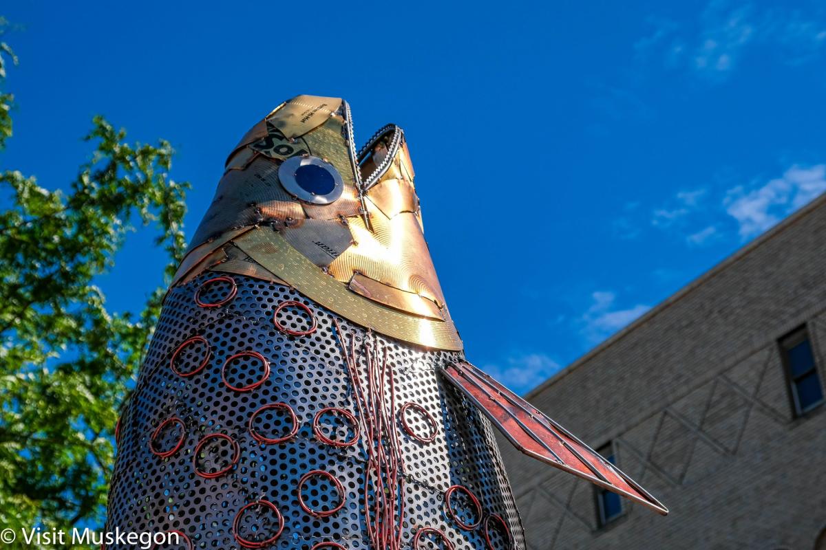 ミッドセンチュリー オブジェ フォークアート Outdoor Sculptures in Muskegon, MI | Visit Muskegon