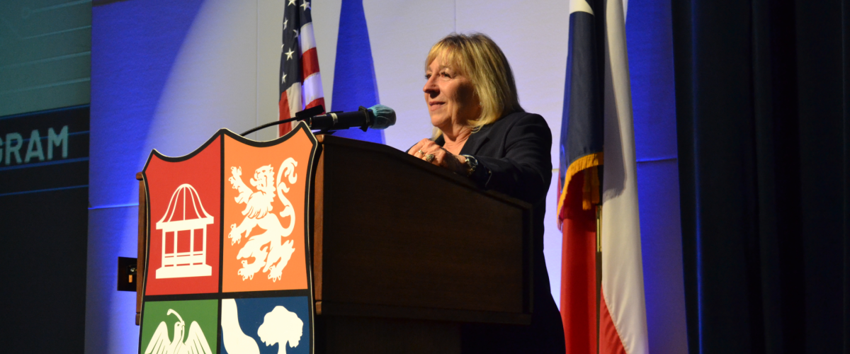 Anne Miller of Miller & Miller Insurance was announced as the winner of