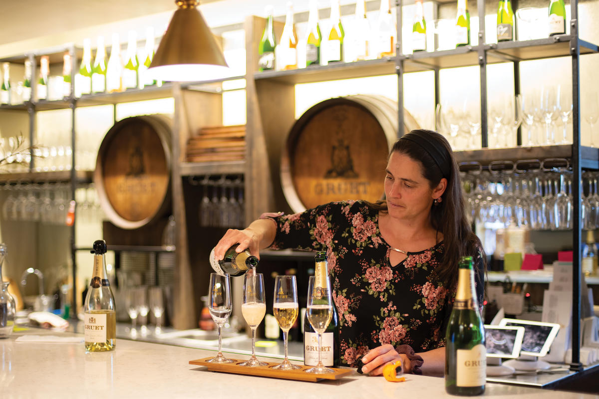 Gruet wine shop