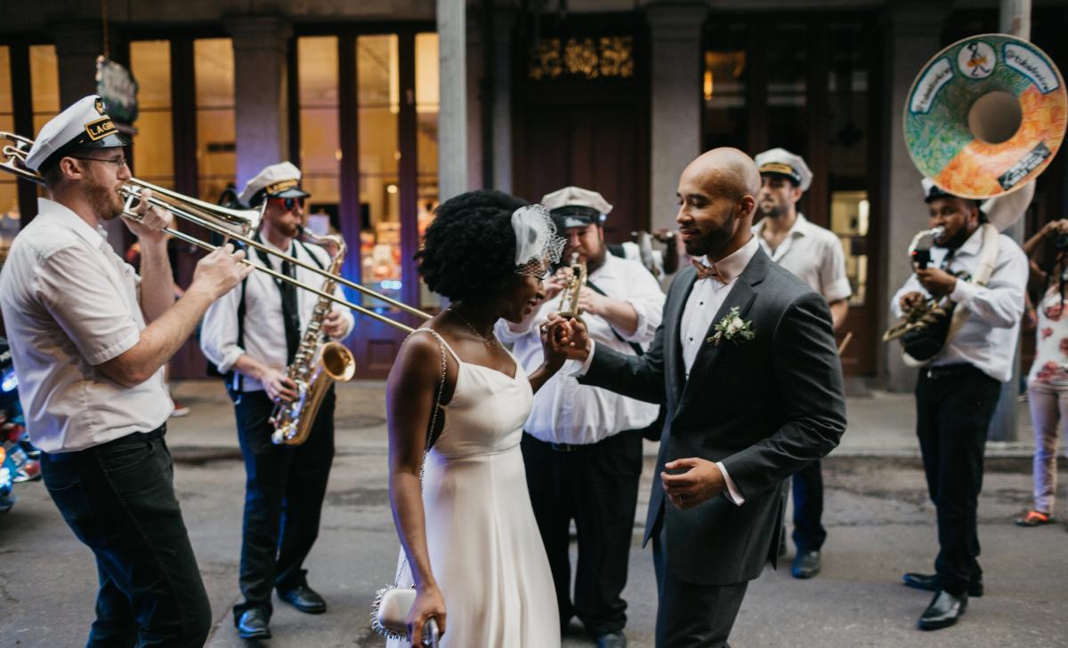 New OrleansStyle Upgrades for a Standout Wedding Reception