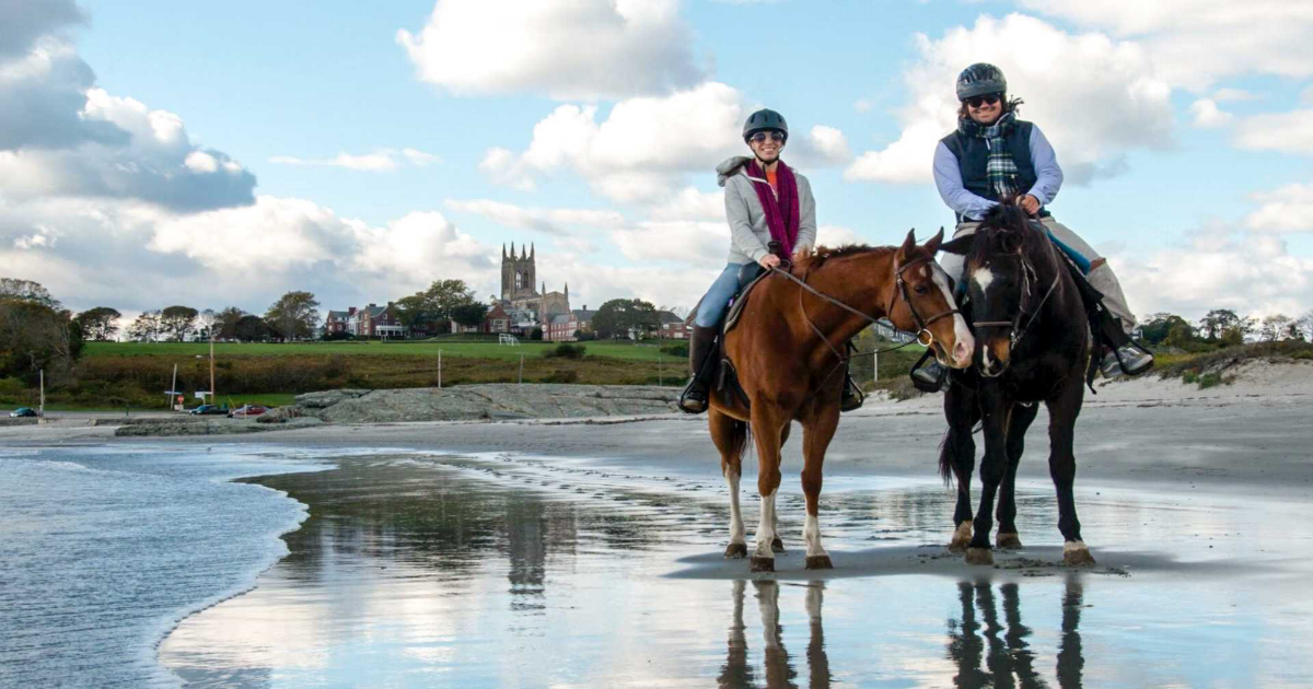 Newport RI Horseback Riding Trail Rides in Bristol County