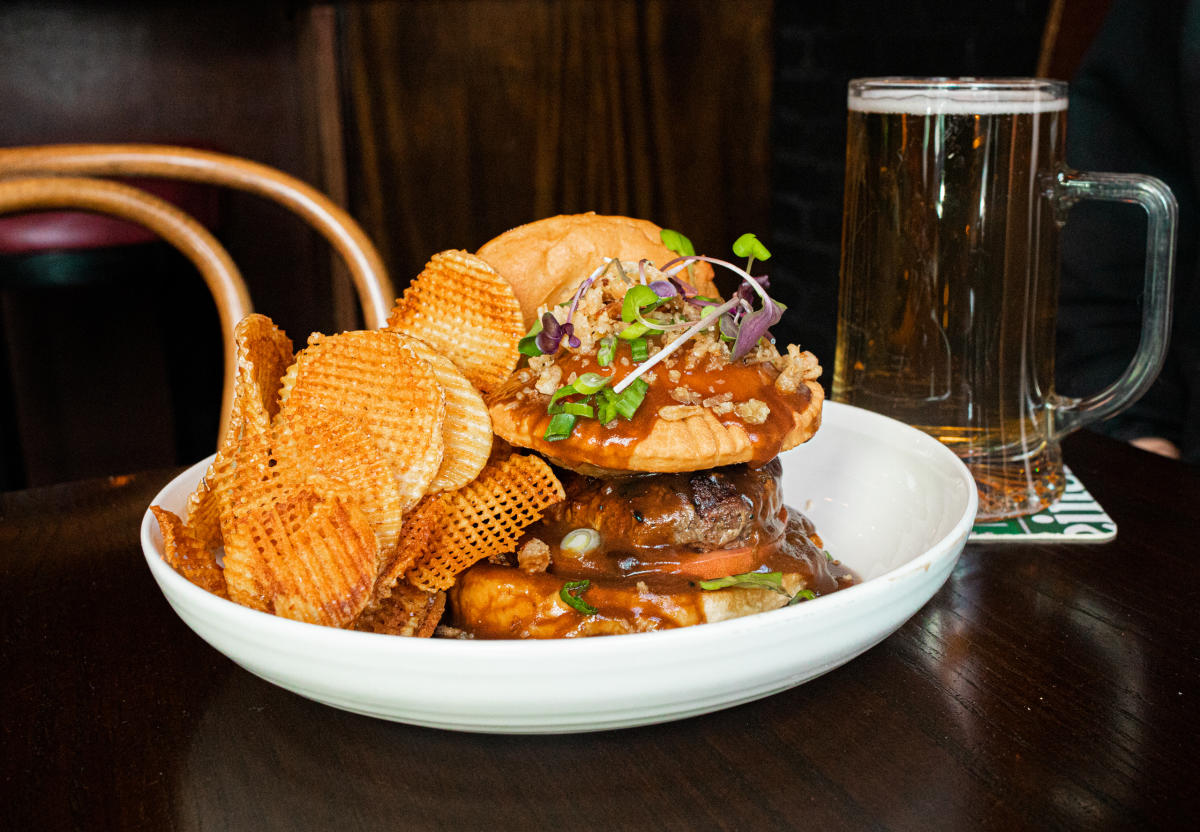 The Pierogi Burger Tavern on Broadway Newport Burger Bender 2024